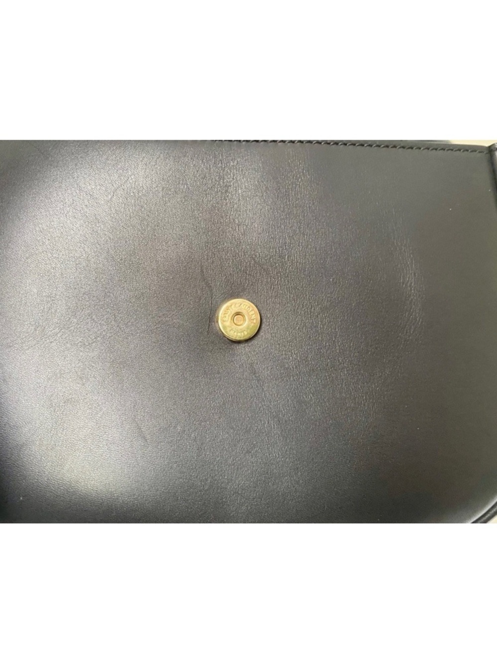 Authentic Saint Laurent YSL Kaia Shoulder Bag - Black Smooth Leather- Medium - Picture 15 of 16